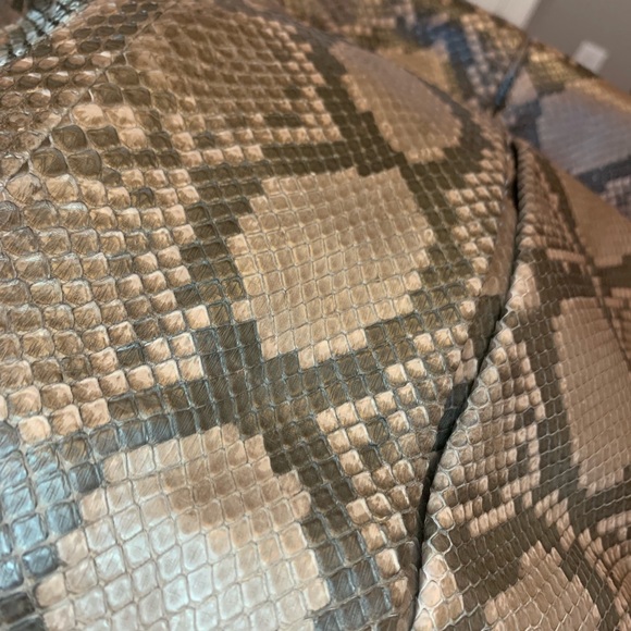 GUCCI Python Soft Icon Horse Bit Tote *RARE* - Picture 8 of 8